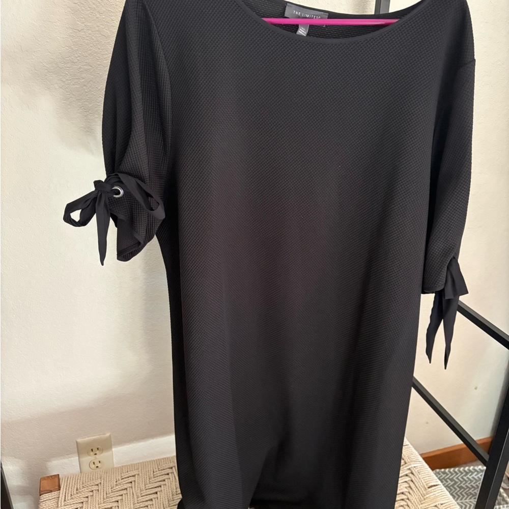 The Limited Black Dress with Bow Sleeves